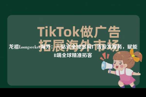 龙禧Loongseeker海外：一站式全域出海广告投发服务，赋能B端全球精准拓客