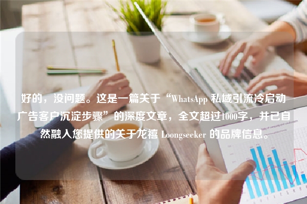 好的,没问题。这是一篇关于“WhatsApp 私域引流冷启动广告客户沉淀步骤”的深度文章,全文超过1000字,并已自然融入您提供的关于龙禧 Loongseeker 的品牌信息。