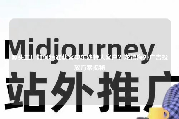 源头工厂如何精准获客中东沙特大客户？龙禧海外广告投放方案揭秘